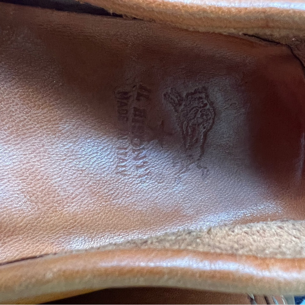 IL Bisonte Women’s Driving Loafers Camel Color - Picture 5 of 7